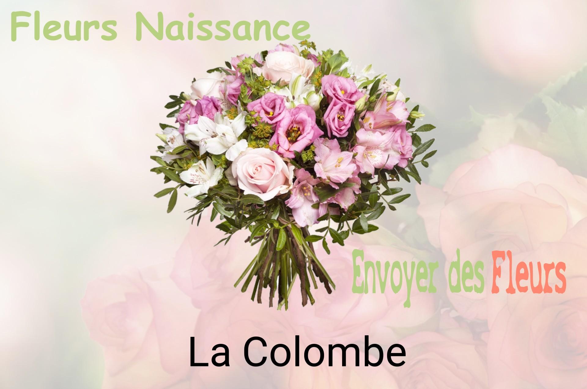 Bouquet de fleurs de naissance livré à La Colombe